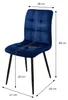 ML-Design 4er Set Esszimmerstuhl mit Rückenlehne, Produktbild-Vorschau 7