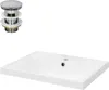 LuxeBath Waschbecken Aufsatzwaschbecken Eckig, 51x41,5x15,5 Produktbild-Vorschau 1