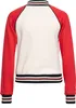 Queen Kerosin College Jacke - Blanko Cream-Red M Produktbild-Vorschau 3