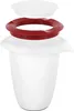 Quirltopf mit Deckel 1ltr, weiß/rot Produktbild-Vorschau 2