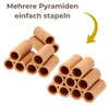 Aquariendeko Pyramide 3er XL Garnelenröhre Aquarium Deko Produktbild-Vorschau 5