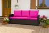 Cuscini per divano da giardino - Seduta 160x60x7, schienale Anteprima dell’immagine prodotto 8
