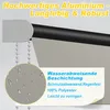 UISEBRT Fallarmmarkise 200x145 cm Grau – Wandmontierte Produktbild-Vorschau 4