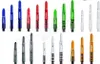 Multiple sets of dart shafts in various colors arranged in rows. Anteprima dell’immagine prodotto