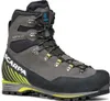 Bergstiefel Manta Tech GTX von Scarpa in Grau mit gelben Akzenten und Schnürung. Produktbild-Vorschau
