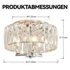 Moderne Kristall Deckenleuchte 32cm, runde LED Deckenlampe, Produktbild-Vorschau 7