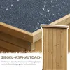 Outsunny Gartenschrank Holz Geräteschuppen Gartenhaus Produktbild-Vorschau 5