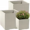 Doniczka Lamela | Karo | 40cm | beżowy beton Podgląd zdjęcia produktu 10
