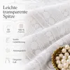 Rideau à panneaux vintage à fleurs en dentelle avec Voir les images du produit 7