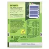 The image shows the back of a Knorr Salatkrönung Gartenkräuter packaging, detailing preparation instructions, ingredients, and nutritional information. Produktbild-Vorschau