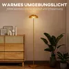 HOMCOM LED Stehlampe Wohnzimmer, Stehleuchte mit 3000 K Produktbild-Vorschau 4