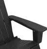 vidaXL Adirondack-Schaukelstuhl Schwarz HDPE Produktbild-Vorschau 7