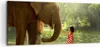 Bild auf Leinwand - Leinwandbild - Elefant Tier - 120x50cm Produktbild-Vorschau 1