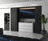 A modern living room with a TV, dresser, and wine cabinet. Produktbild-Vorschau