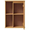 Hängeschrank Badezimmer Kiefer massiv eichefarbig WILLOW-69 Produktbild-Vorschau 2