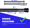 Klemmstange Schwarz 60-90cm ausziehbar, Ø22/25mm, Produktbild-Vorschau 2