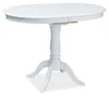 Table à manger extensible PIERCE – 100x70, blanc Voir les images du produit 2