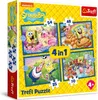 Puzzle 4W1 Trefl Podvodný život Spongeboba Náhľad obrázku produktu 2