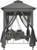vidaXL Balancelle de jardin avec fonction lit et toit Voir les images du produit 10