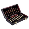 Basic hölzerne zusammenklappbar Schachspiel 38,5X38,5X5,8 Produktbild-Vorschau 2