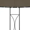 vidaXL Pavillon 300x290 cm Taupe Rond Voir les images du produit 2