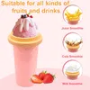 Slush Becher Silikon Squeeze Cup Gefrorene Maker Smoothie Produktbild-Vorschau 7
