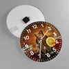 Wanduhr - Rund - Glasuhr - Asien tee geschmack gesundheit - Produktbild-Vorschau 2