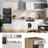 Vicco Küchenzeile R-Line, 300 cm mit Hochschrank, ohne Produktbild-Vorschau 6