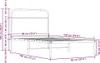 vidaXL Rám postele bez matrace 90x190 cm hnědý dubový Náhled obrázku produktu 8