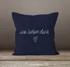 Kissenbezug Kissenhülle Ich liebe Dich Liebe Love Geschenk Produktbild-Vorschau 2