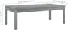 Couchtisch 100x50x33 cm Grau Massivholz Akazie Produktbild-Vorschau 6