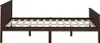 vidaXL Massivholzbett Dunkelbraun Kiefer 160x200 cm Produktbild-Vorschau 5