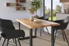Esstisch Baumkante Holz-Optik Wildeiche 120 x 80 U-Gestell Produktbild-Vorschau 4