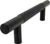 Eleganter schwarzer Möbelgriff aus Aluminium, 96 mm Produktbild-Vorschau 3