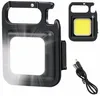 APTEL COB LED torcia portachiavi, ricarica USB, apertura Anteprima dell’immagine prodotto 2