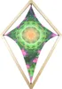PSYWORK Schwarzlicht Segel Elasthan | Dreieck Crystal Clear Produktbild-Vorschau 1