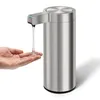 Automatischer Sensor Seifenspender Edelstahl 250ml, USB-C Produktbild-Vorschau 1