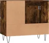 vidaXL Badschrank Räuchereiche 65x33x60 cm Holzwerkstoff - Produktbild-Vorschau 7