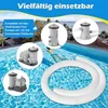 2 Stück Poolschlauch 32mm für Poolpumpen,150cm Weiß Produktbild-Vorschau 4