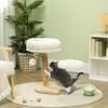 Arbre à chat PawHut, 61,5 cm de haut, avec balle, coussins Voir les images du produit 2