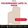 DURBAN Beige Velours-Fahrerfußmatte für Volkswagen Lupo 3L Produktbild-Vorschau 17