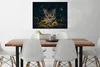 MuchoWow® Gerahmtes Poster Katze - Gelb - Blumen - Produktbild-Vorschau 2