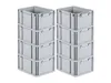 SuperSparSet 8x Eurobox NextGen Grip | HxBxT 22x30x40cm | Produktbild-Vorschau 5