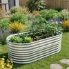 Relaxdays Hochbeet, verzinktes Metall, Blumen, Pflanzen & Produktbild-Vorschau 2