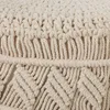 Beistellhocker Modell Macrame - natur - Kiefer - D32 x H42 Produktbild-Vorschau 4