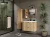 Mobile Sottolavabo Tigo 80 2S Rovere Evoke Fronte Scanalato Anteprima dell’immagine prodotto 7