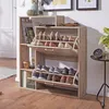 FineBuy Moderner Schuhkipper MASSA Holz 2 Fächer Sonoma Produktbild-Vorschau 1