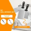 ROSEJANE, plaque de cuisson en acier inoxydable, dimensions Voir les images du produit 4