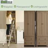 Alu Trittleiter 4-stufig silber klappbar mit Handlauf 150 Produktbild-Vorschau 7