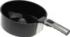 A black pot with a silver and gray handle is shown against a white background. Produktbild-Vorschau